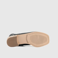 Leather Comfort Block Heel Sandal Black 8841 Sandals | familyshoecentre
