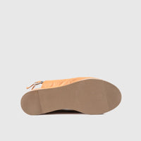 Leather Comfort Wedges Tan 8385 Sandals | familyshoecentre