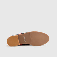 Leather Oxfords Black/Red HA022 Oxfords | familyshoecentre