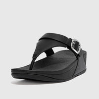 Lulu Adjustable Black Comfort Sandal - ES8-090 Sandals | familyshoecentre