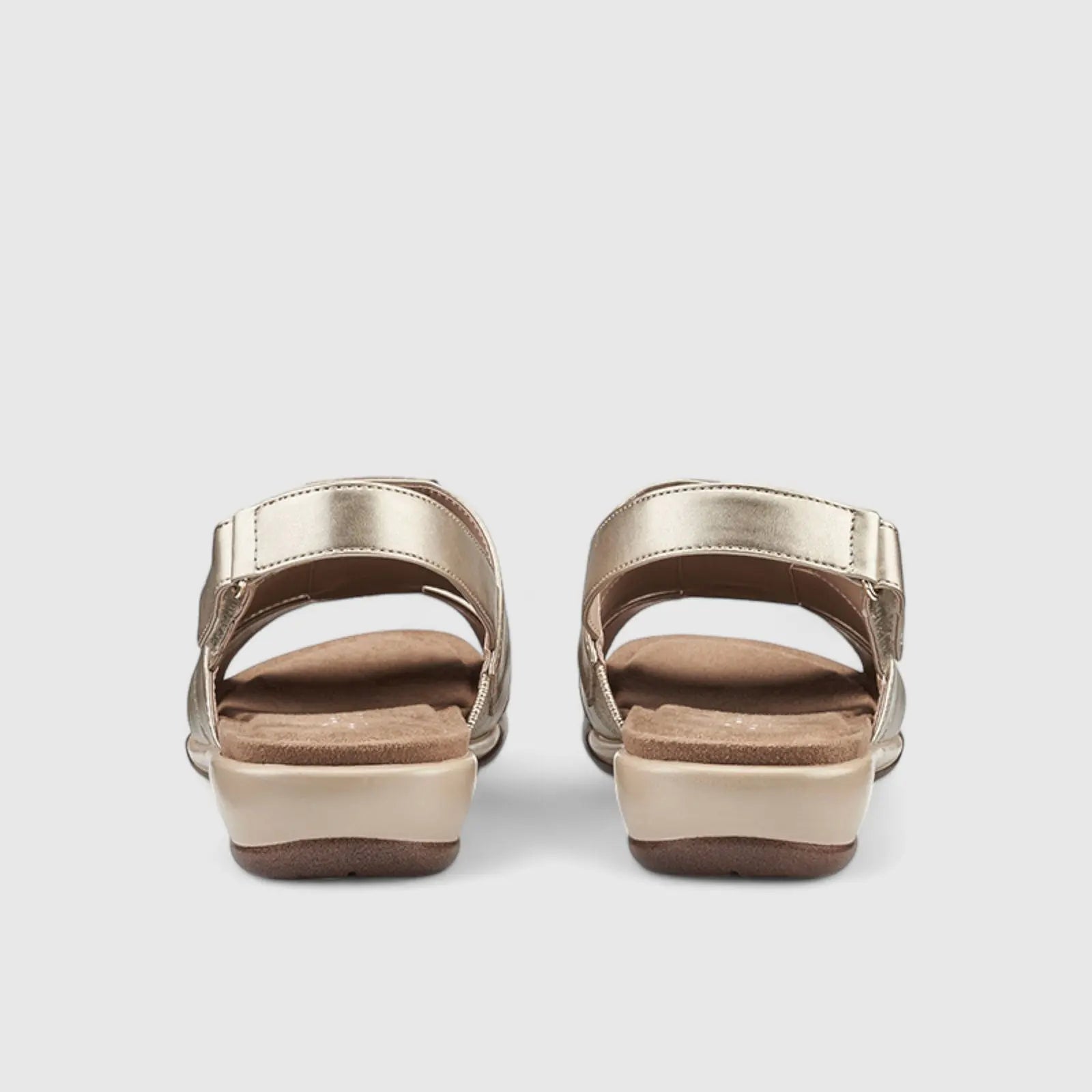 Madrid Comfort Sandal Gold Sandals | familyshoecentre