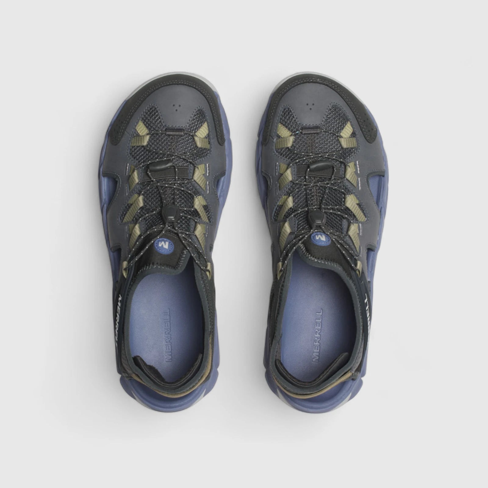 Merrell Maipo Explorer Sieve Mens Sandals Alloy Indigo J038031 A17 Gents Sandals | familyshoecentre