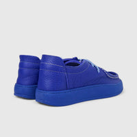 Majencia Ladies Leather Casual Lace Up Shoe 241094 Blue MJ1