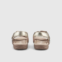 Maple Comfort Leather Sandal Gold/Silver Sandals | familyshoecentre