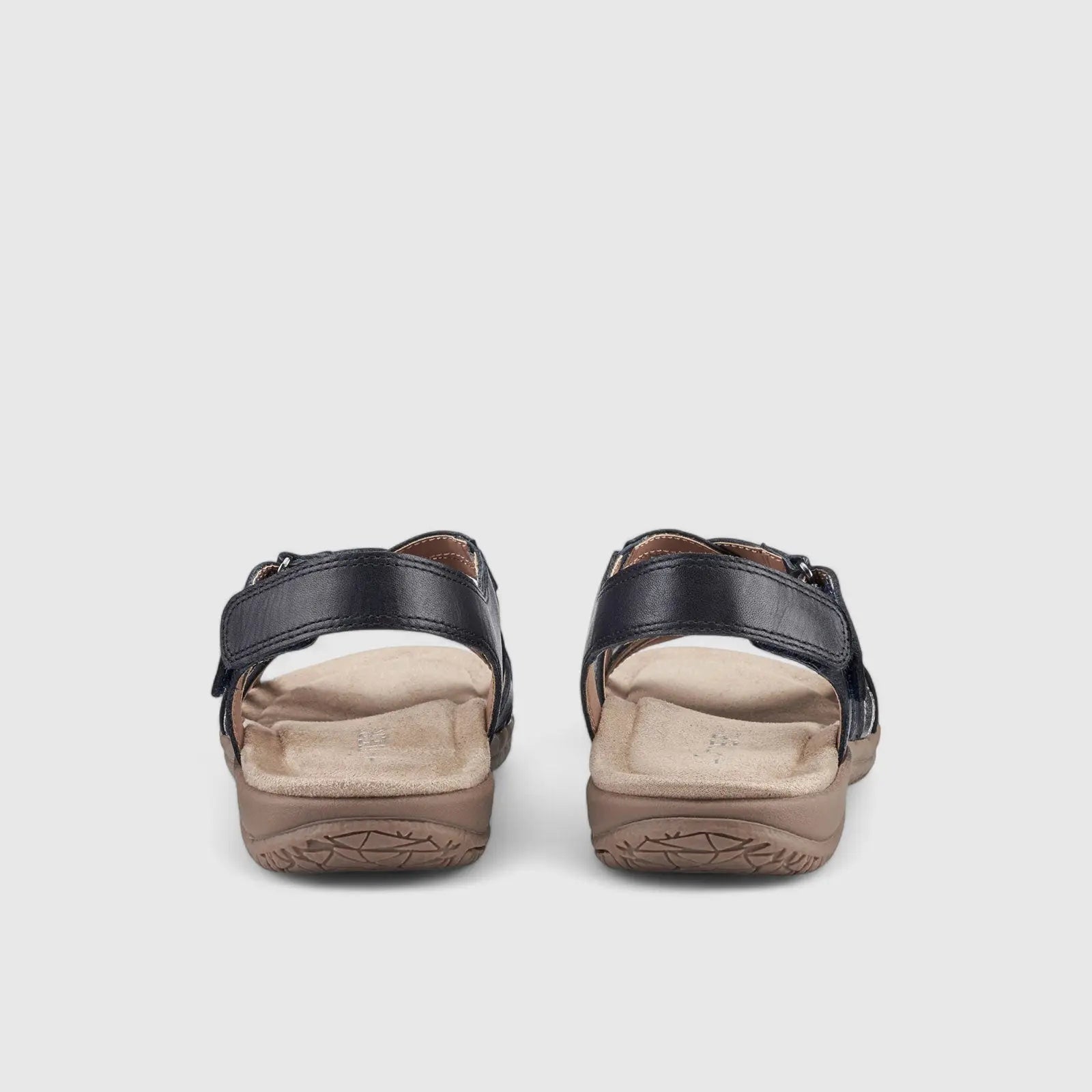 Maple Comfort Leather Sandal Navy/Pewter Sandals | familyshoecentre