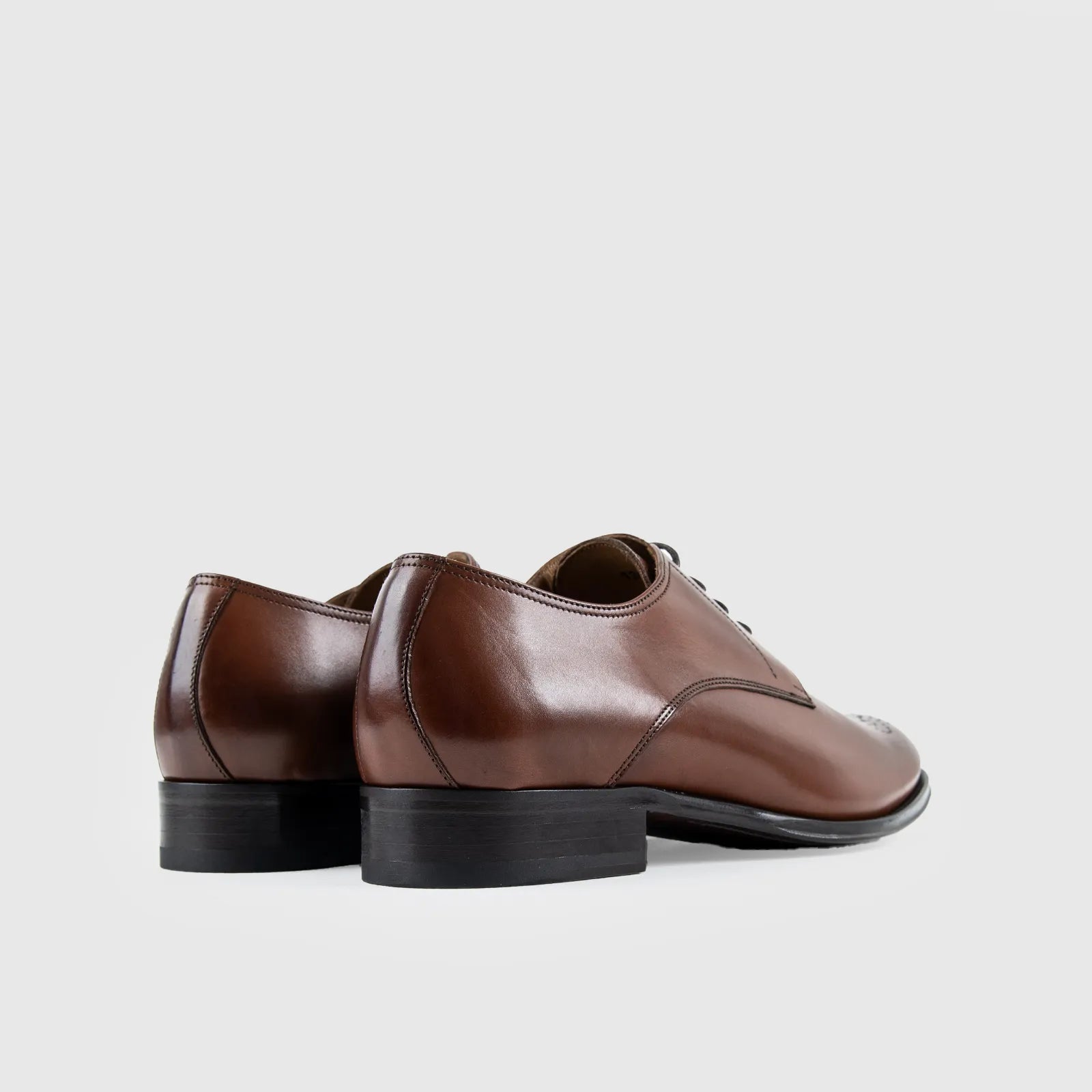 Mario Fagni Punch Toe Lace Up Derby Brushed Tan 1299FP MF2 Oxfords | familyshoecentre