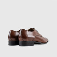 Mario Fagni Punch Toe Lace Up Derby Brushed Tan 1299FP MF2 Oxfords | familyshoecentre