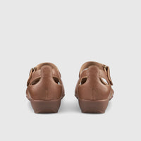 May Comfort Fisherman Leather Shoe Sandal Tan Sandals | familyshoecentre