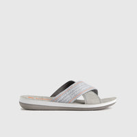 Mens Comfort Sandal DA019 Grey Sandals | familyshoecentre