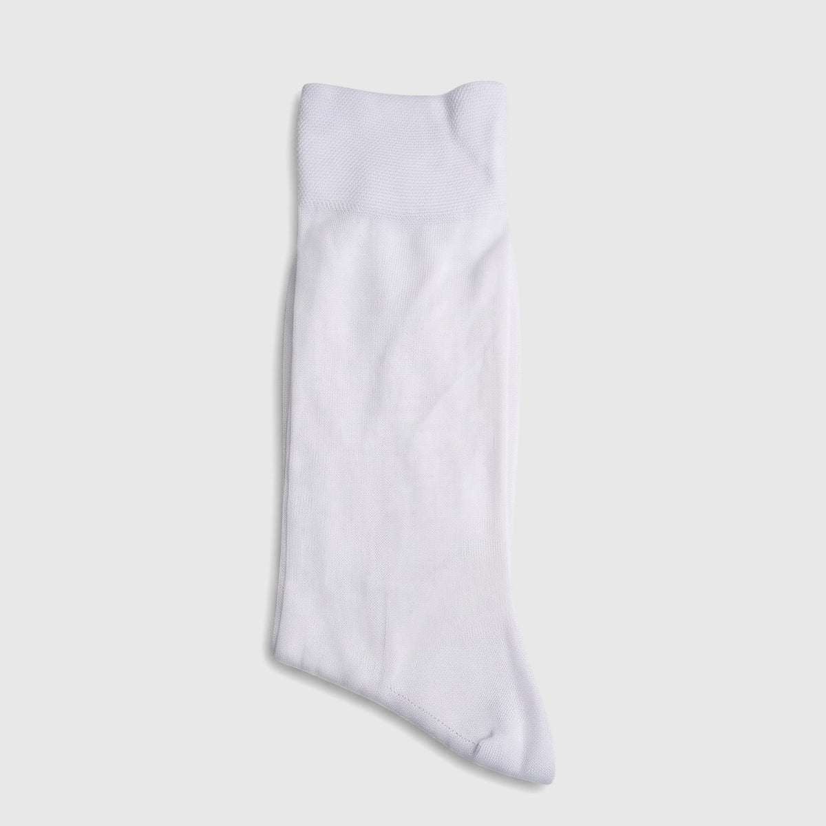 Men's pure cotton socks, white color, Art No.305, lightweight everyday wear for UK5+ to UK7