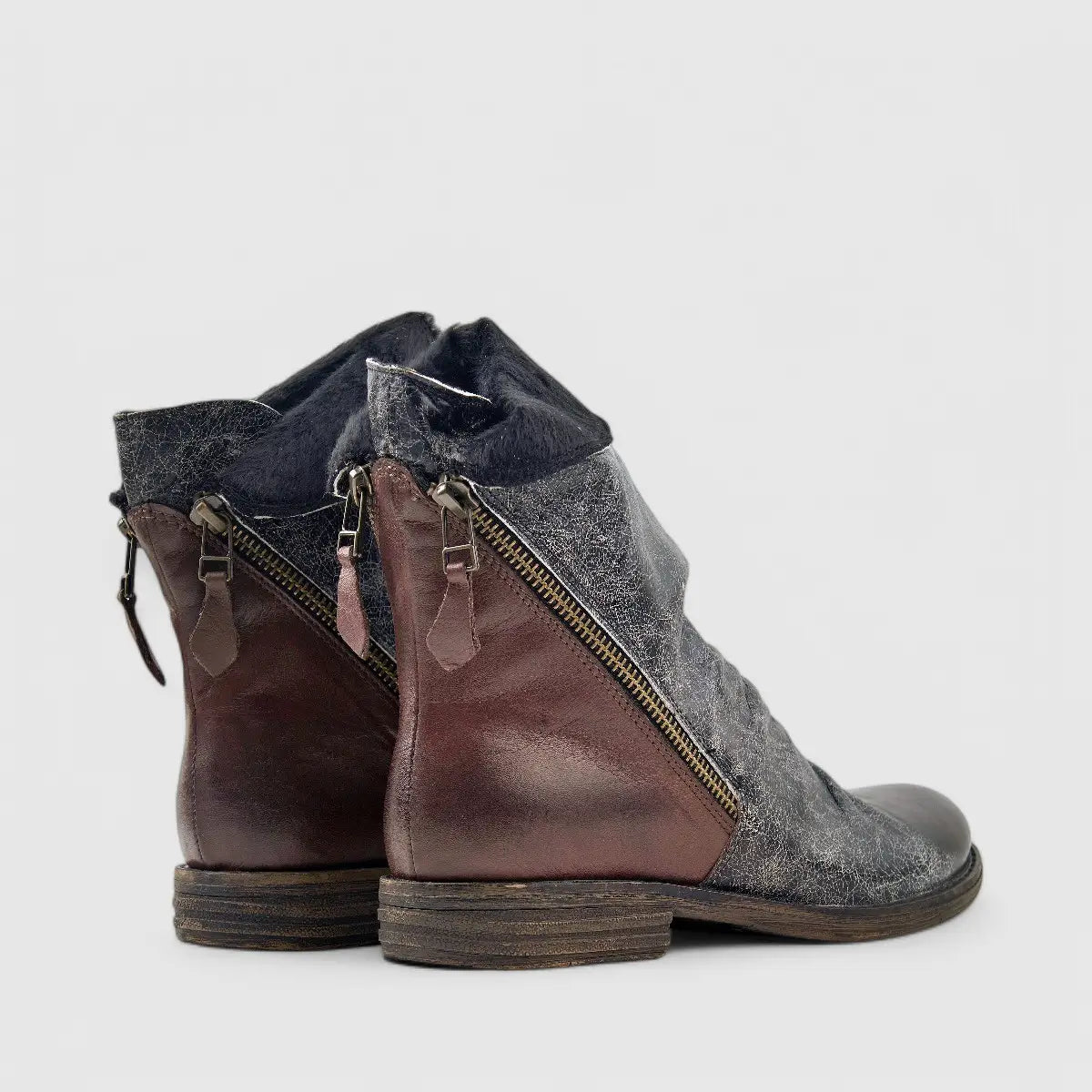 Modelle Leather Boot Grey 29681 Boots | familyshoecentre