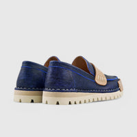 Modelle Leather Casual Sneaker Blue 29821 Sneakers | familyshoecentre