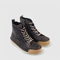 Modelle Leather Casual Sneaker Brown 29824 Sneakers | familyshoecentre