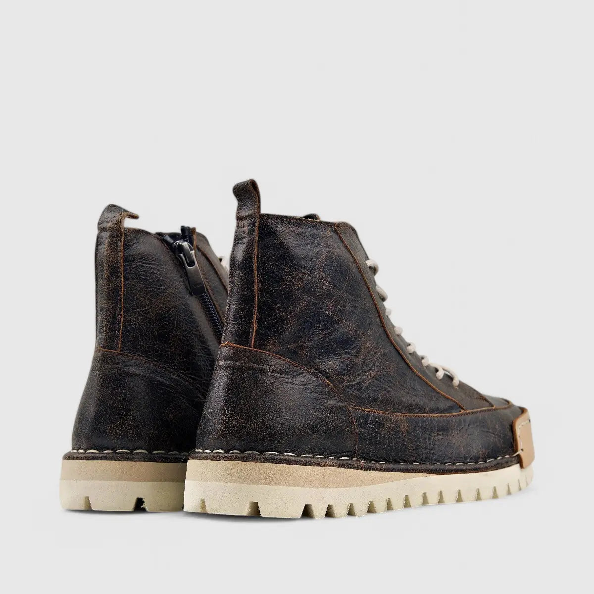 Modelle Leather Casual Sneaker Brown 29824 Sneakers | familyshoecentre