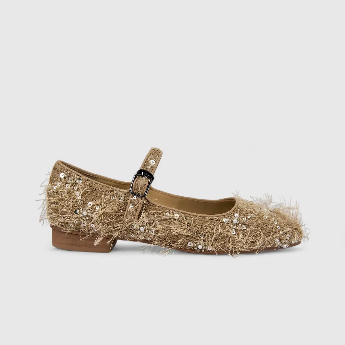 Morbido Ladies Leather Pump Brown PON018