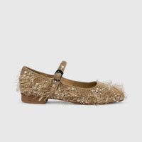 Morbido Ladies Leather Pump Brown PON018