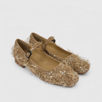 Morbido Ladies Leather Pump Brown PON018