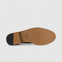 Morbido Leather Moc Pump Loafer Black NSH500-18 Pumps | familyshoecentre
