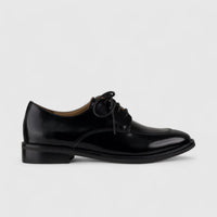 Morbido Leather Oxfords Black NSH500-16 Oxfords | familyshoecentre