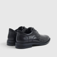 Nunn Bush Men's Icon EZ Plain Lace Up Comfort/Dress Shoe 131187/001 Black NB14
