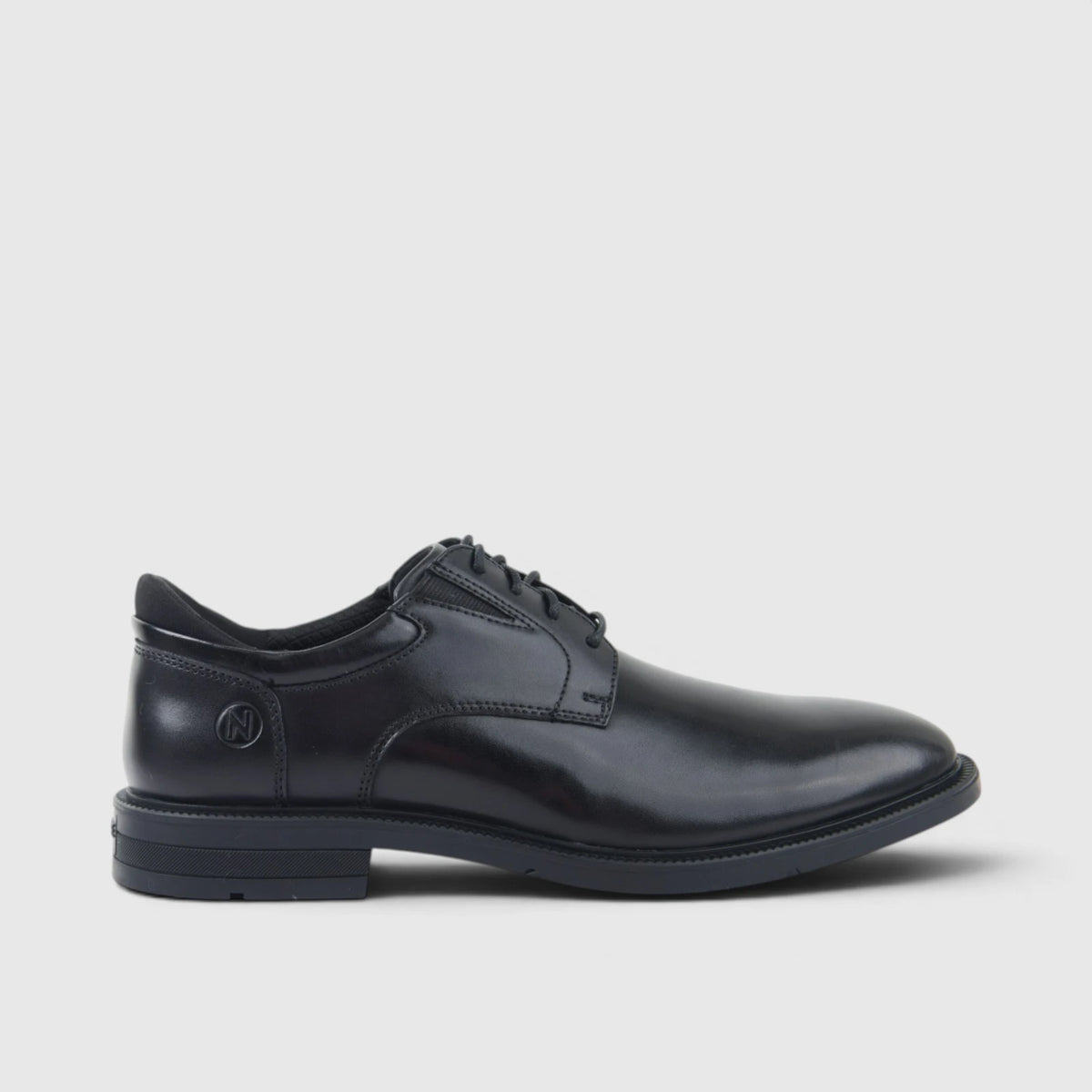 Nunn Bush Men's Icon EZ Plain Lace Up Comfort/Dress Shoe 131187/001 Black NB14