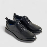 Nunn Bush Stance Mens Plain Lace Up Comfort Black NB7 Oxfords | familyshoecentre
