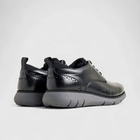 Nunn Bush Stance Mens Plain Lace Up Comfort Black NB7 Oxfords | familyshoecentre
