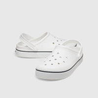 Off Court Clog White 208371 Slides | familyshoecentre