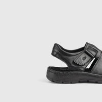 Orkney Comfort Sandals Black 00874 Sandals | familyshoecentre