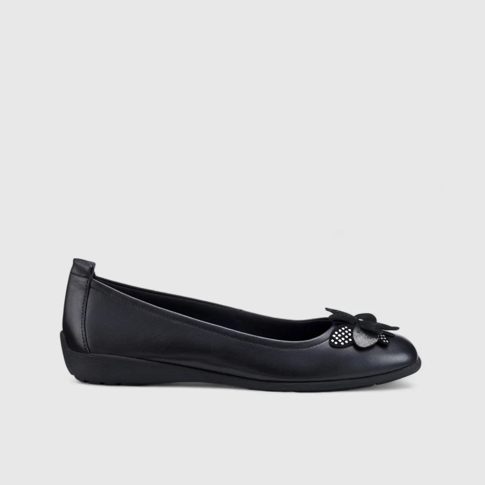 Paradise Comfort Shoe Black Pumps | familyshoecentre
