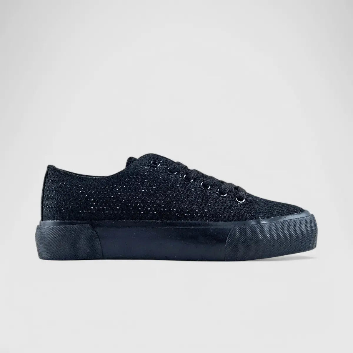 PC Casual Sneaker Black 10687 PC217 Sneakers | familyshoecentre
