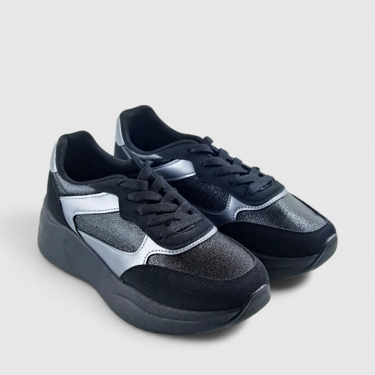 PC Casual Sneaker Black 10693 PC239 Sneakers | familyshoecentre