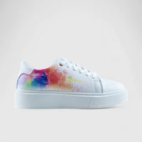 PC Casual Sneaker White Multi 10718 PC227 Sneakers | familyshoecentre