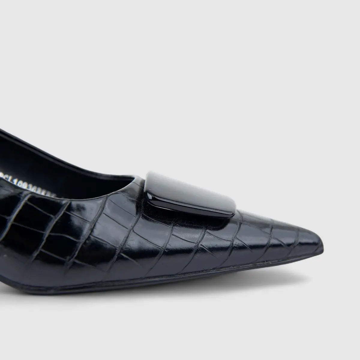 PC Ladies Dress Slingback Court With Kitten Heel PCL10936 Black PC373