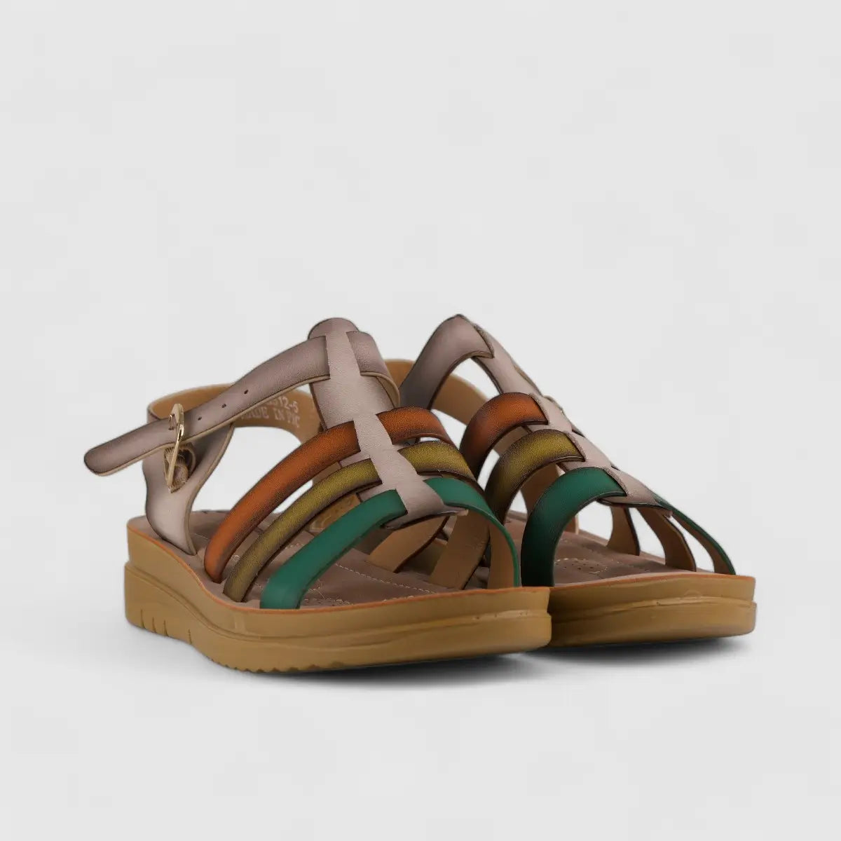 PC Ladies Comfort Sandal PCL10512 Nude Multi PC311