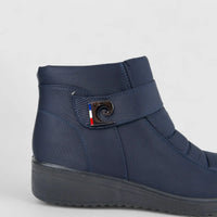 PC Ladies Casual Ankle Boot PCL10873 Navy PB11
