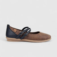 PC Ladies Casual Pump PCL10870 Black/Brown PC333