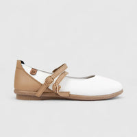 PC ladies Casual Pump PCL10870 White/Beige PC349