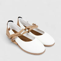 PC ladies Casual Pump PCL10870 White/Beige PC349