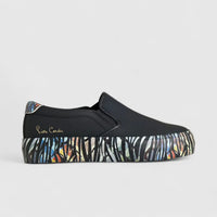PC Ladies Casual Slip On Sneaker PCL10780 Black PC284