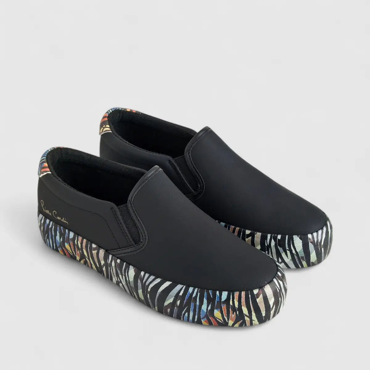 PC Ladies Casual Slip On Sneaker PCL10780 Black PC284