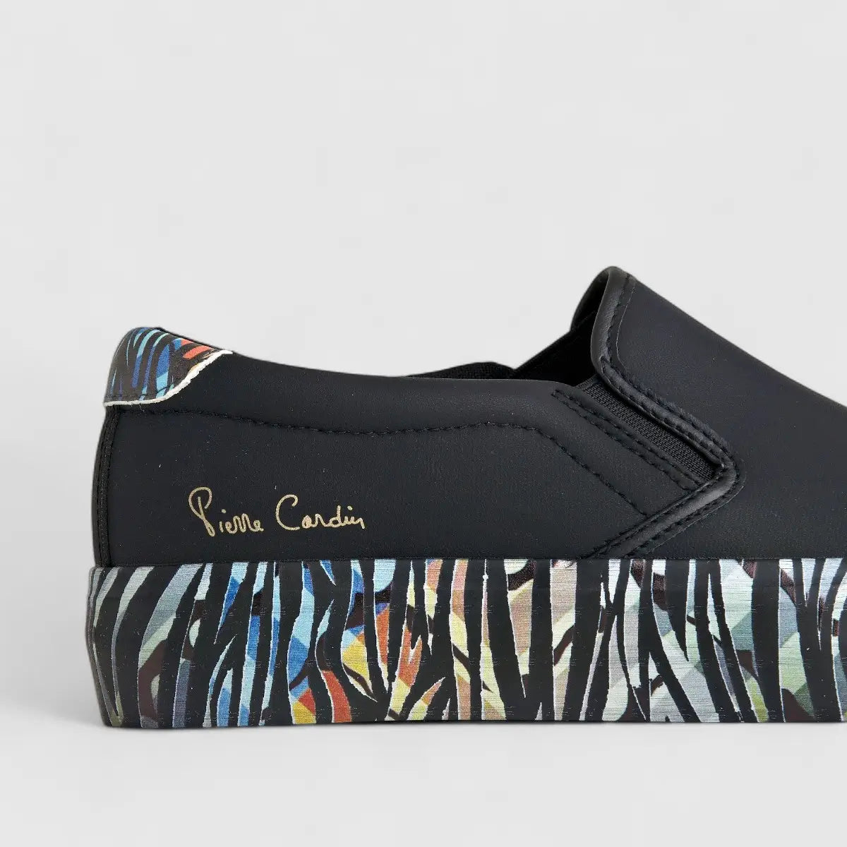 PC Ladies Casual Slip On Sneaker PCL10780 Black PC284