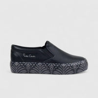 PC ladies Casual Slip On Sneaker PCL10930 Black/Grey PC359