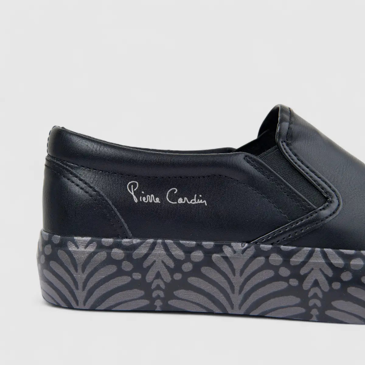 PC ladies Casual Slip On Sneaker PCL10930 Black/Grey PC359