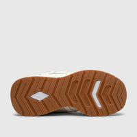 PC Ladies Casual Sneaker with a white and brown rubber sole, featuring a textured tread pattern and white inserts.