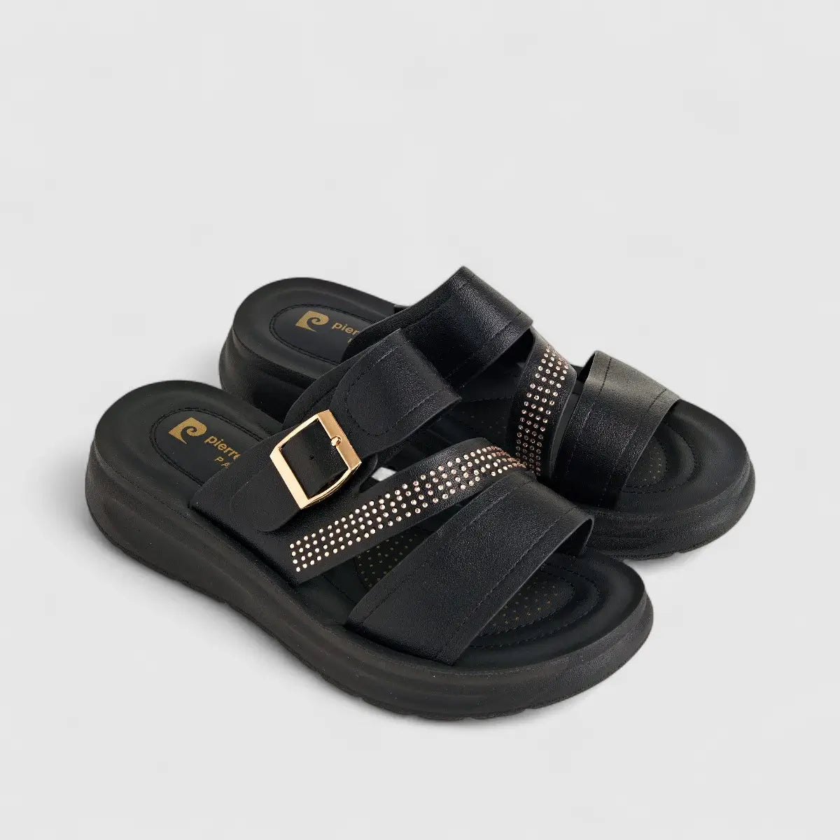 PC Ladies Comfort Sandal PCL10785 Black PC316
