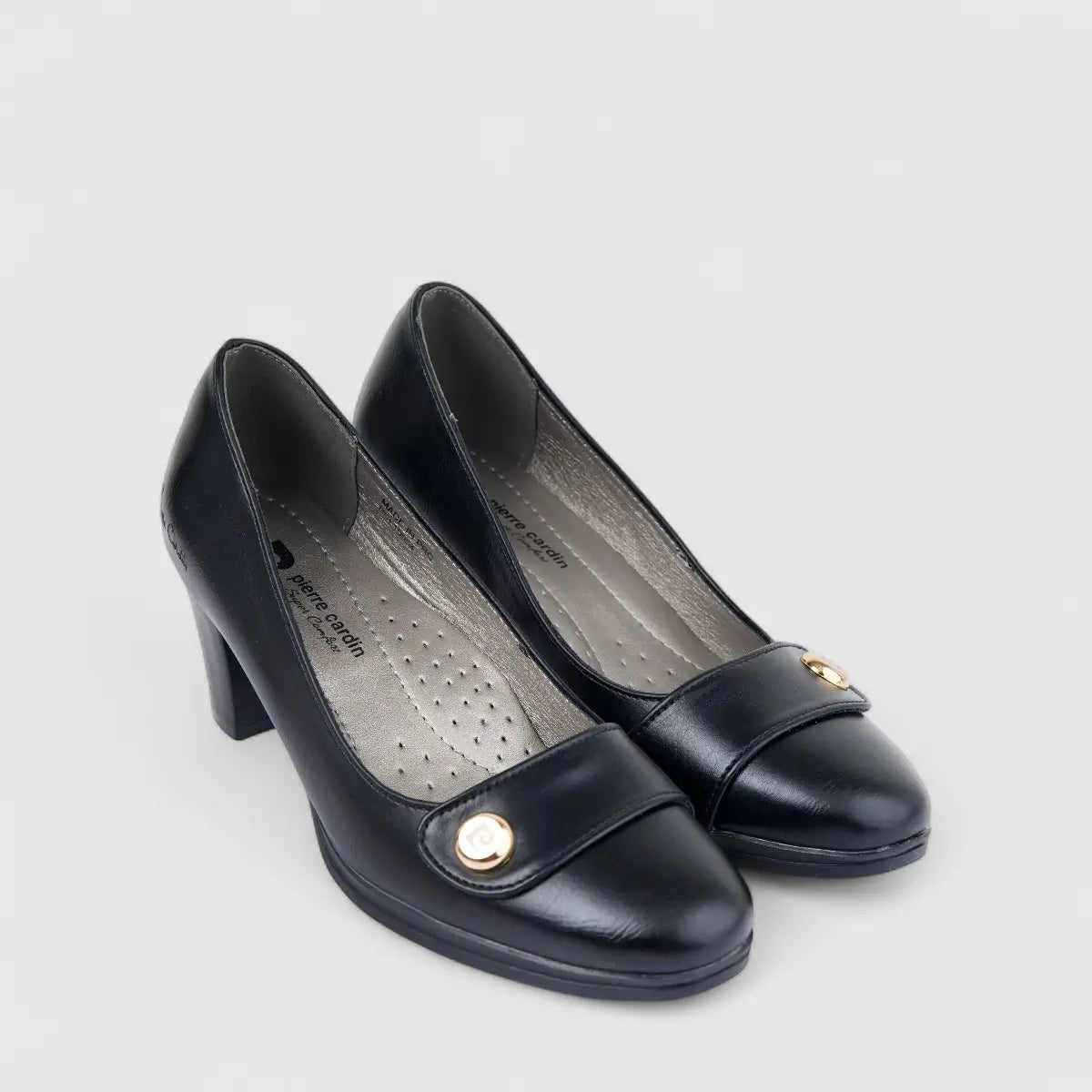 PC ladies Dress Block Heel Court PCL10954 Black PC367