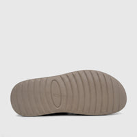 Brownish-tan ribbed sole of a PC Men's Casual/Comfort Sandal PCM00791, shown from the side/bottom view.