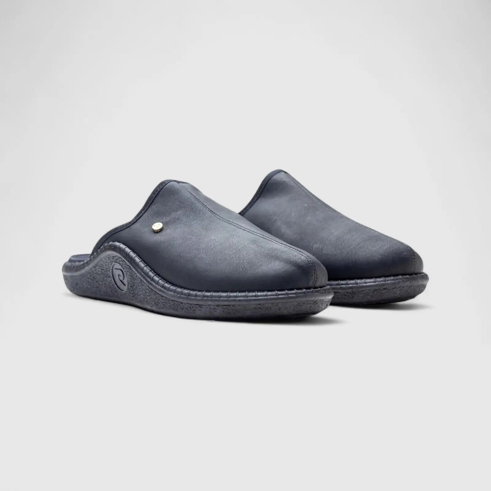 PC Men's Casual Clog PCM00100 Black Mono PM1