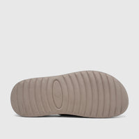 PC Men's Casual/Comfort Sandal PCM00815 Taupe Mono PM8, showing the textured sole from a bottom view.